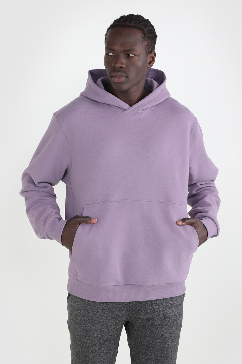 תמונת דוגמן קידמית של French Terry Oversized Pullover Hoodie - LIFT LULULEMON