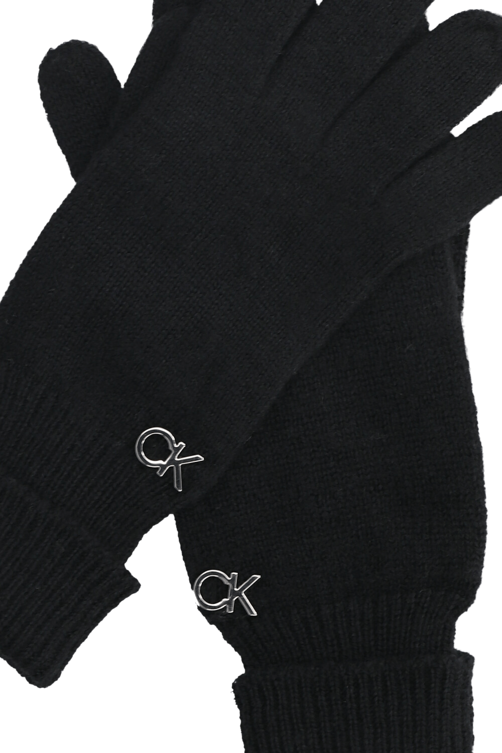 תמונה אחורית של כפפות צמר CALVIN KLEIN