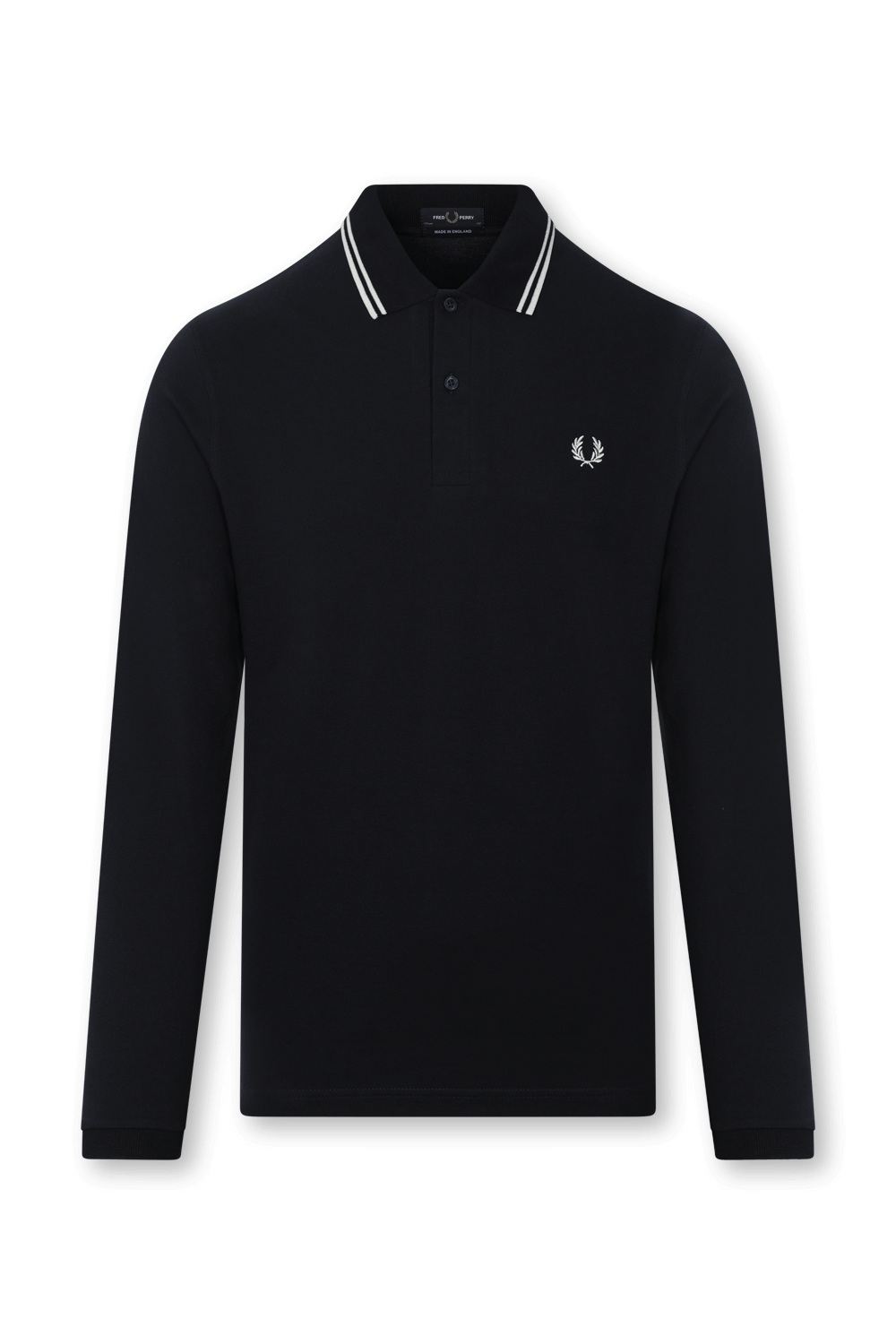 תמונה קידמית של חולצת פולו ארוכה FRED PERRY