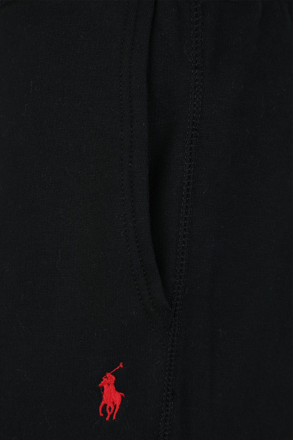 תמונה אחורית של מכנסי ג'וג בגוון שחור POLO RALPH LAUREN