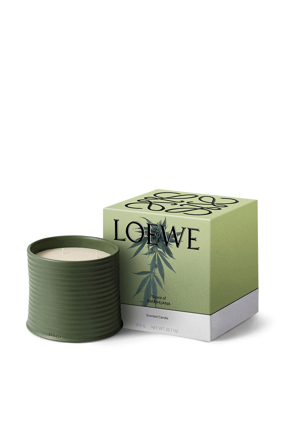 תמונה אחורית של LOEWE Marihuana Medium Scented Candle LOEWE PERFUMES