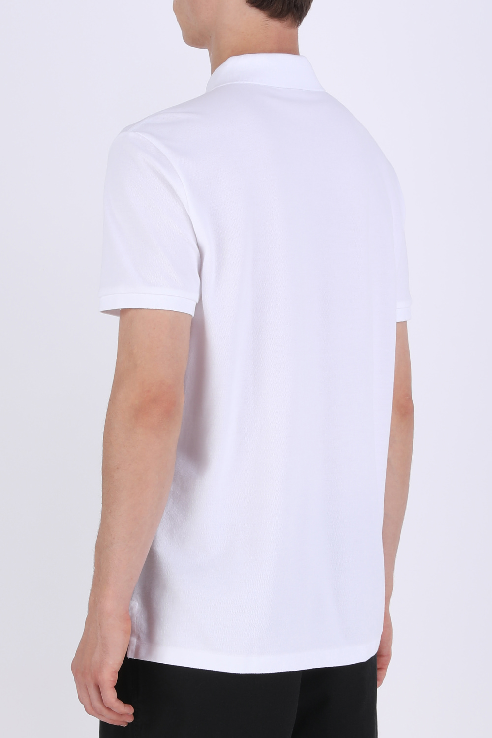 תמונת דוגמן אחורית של חולצת פולו בגזרת סלים POLO RALPH LAUREN