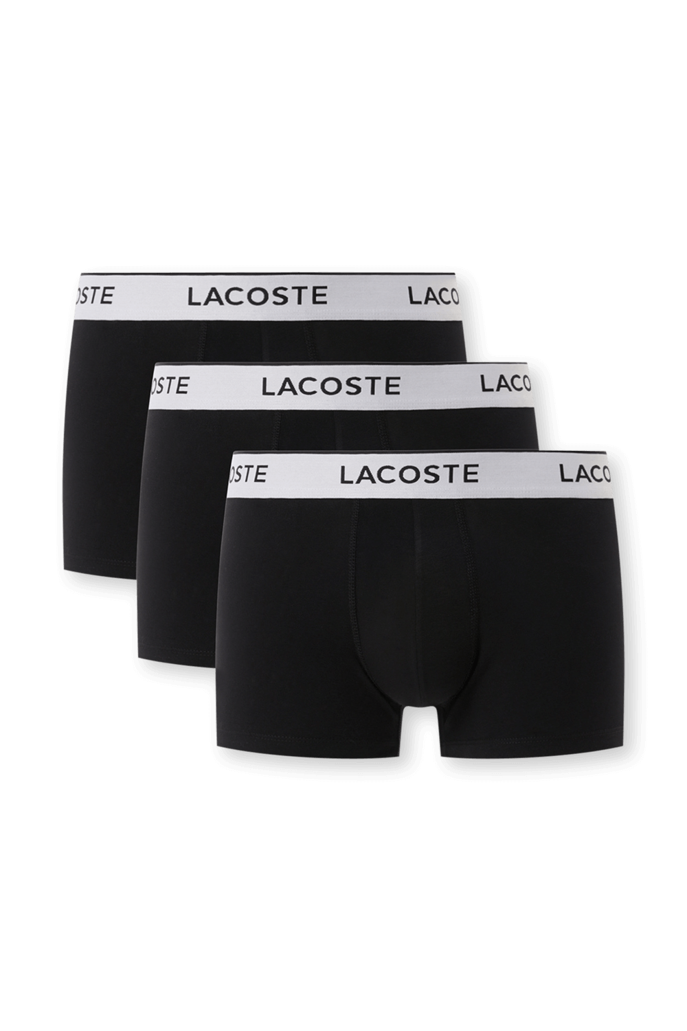 תמונה אחורית של מארז שלושה תחתוני טרנק LACOSTE