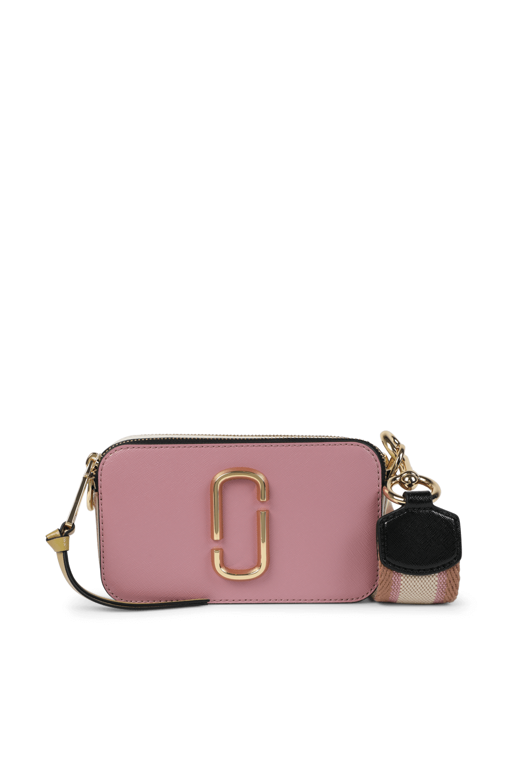 תמונה קידמית של תיק סנאפשוט מעור MARC JACOBS