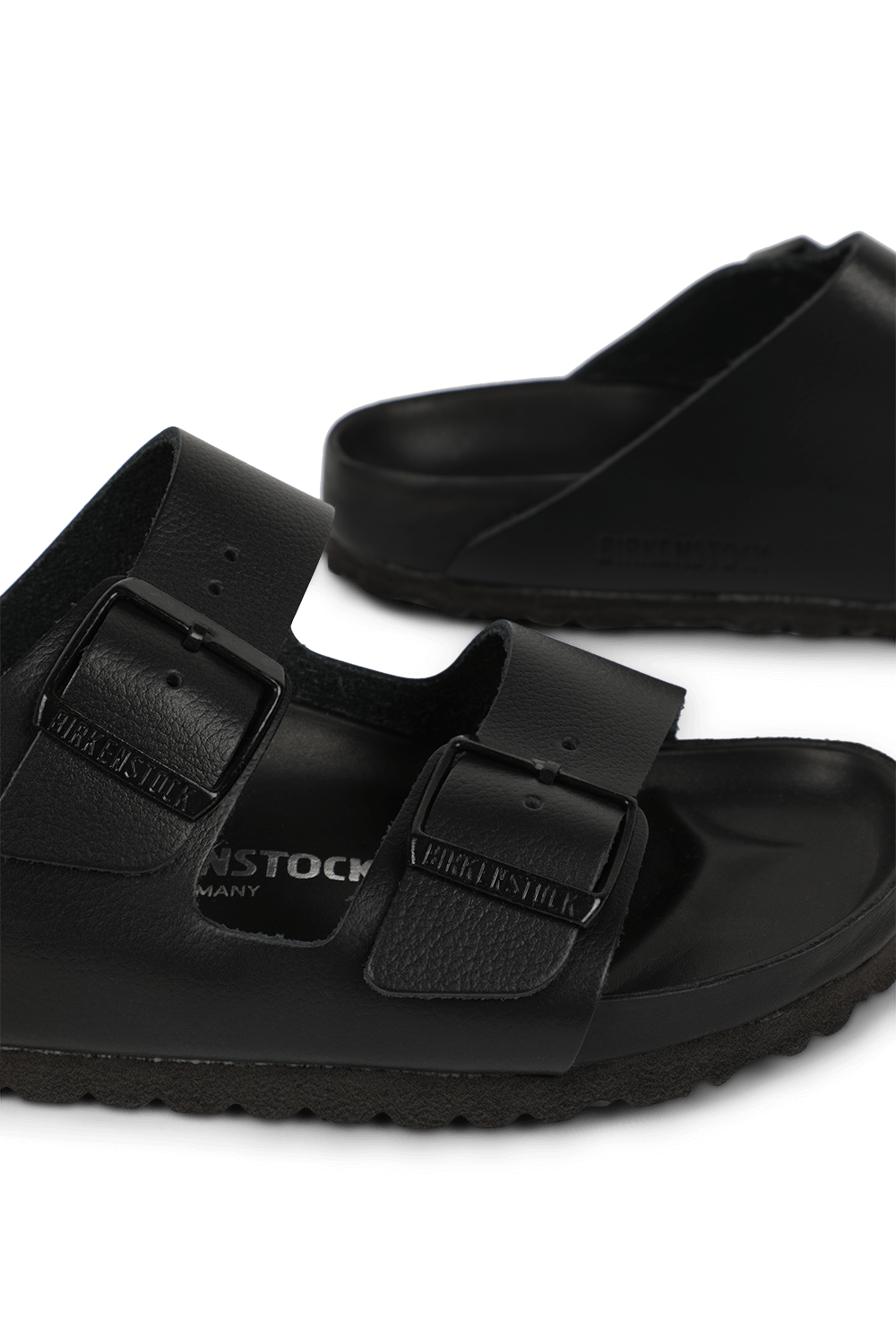תמונת תקריב של כפכפי סליידס אריזונה BIRKENSTOCK