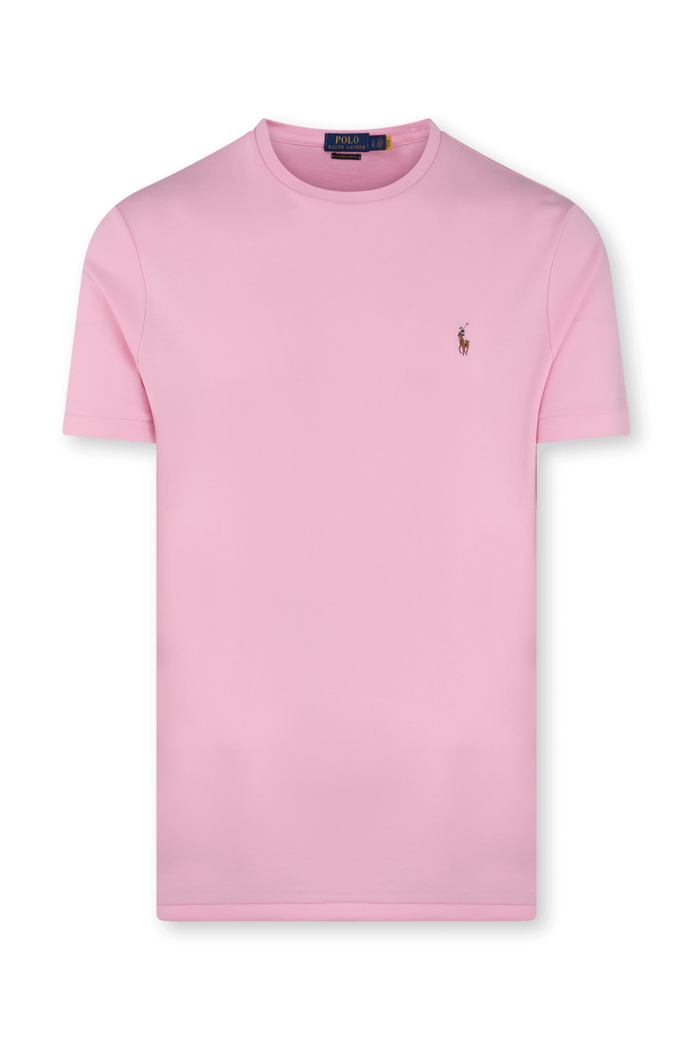 תמונה קידמית של חולצת סלים טי עם לוגו רקום POLO RALPH LAUREN
