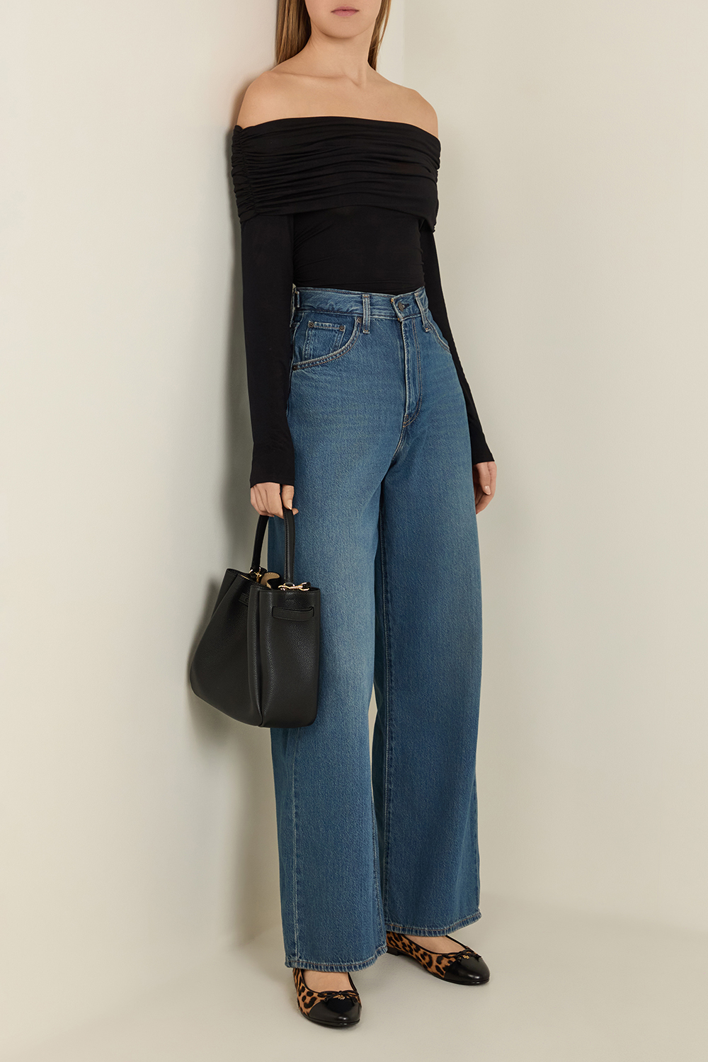 תמונת דוגמן קידמית של תיק באקט רומי TORY BURCH