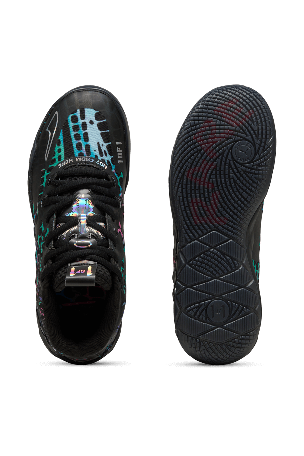תמונת פנים של פומה X צבי הנינג'ה נעלי כדורסל PUMA