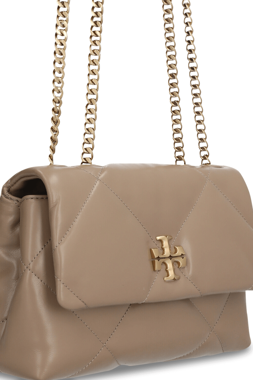 תמונת תקריב של תיק כתף קירה קווילט סמול TORY BURCH
