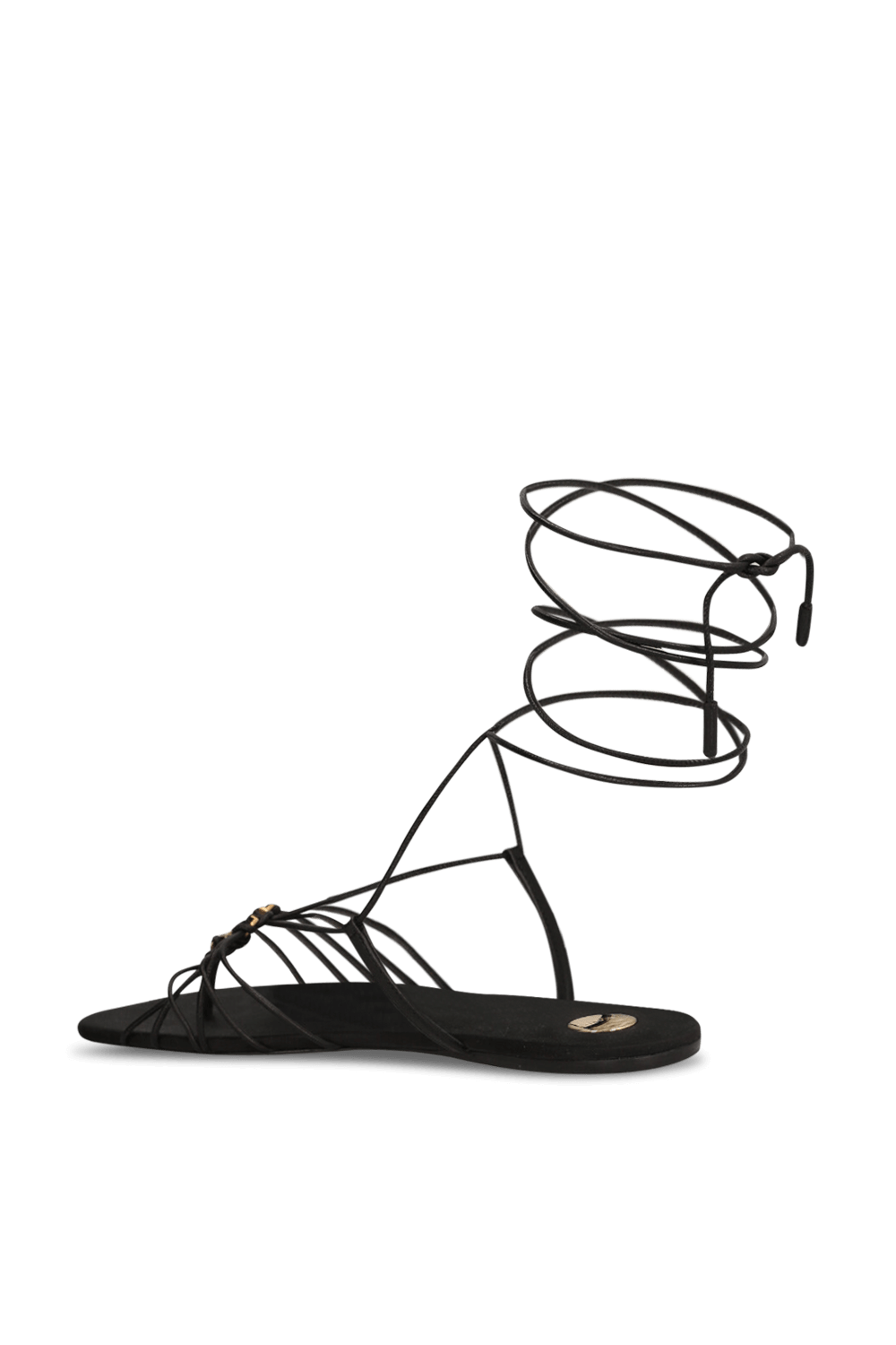 תמונה אחורית של סנדלי קשירה SAINT LAURENT