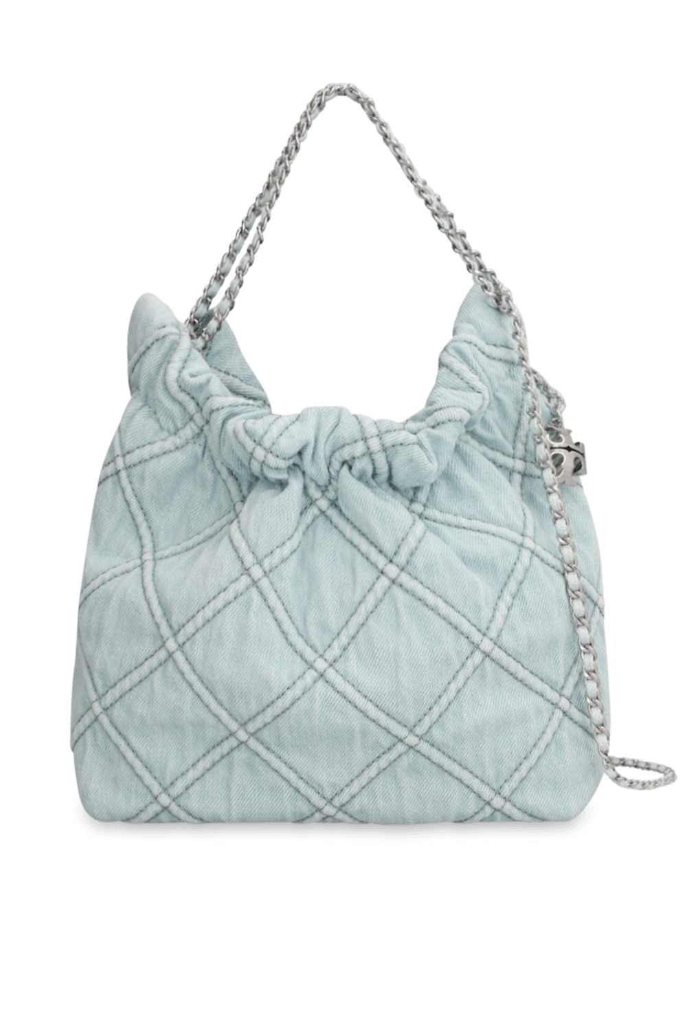 תמונה קידמית של תיק כתף פלמינג ג'ינס מיני TORY BURCH