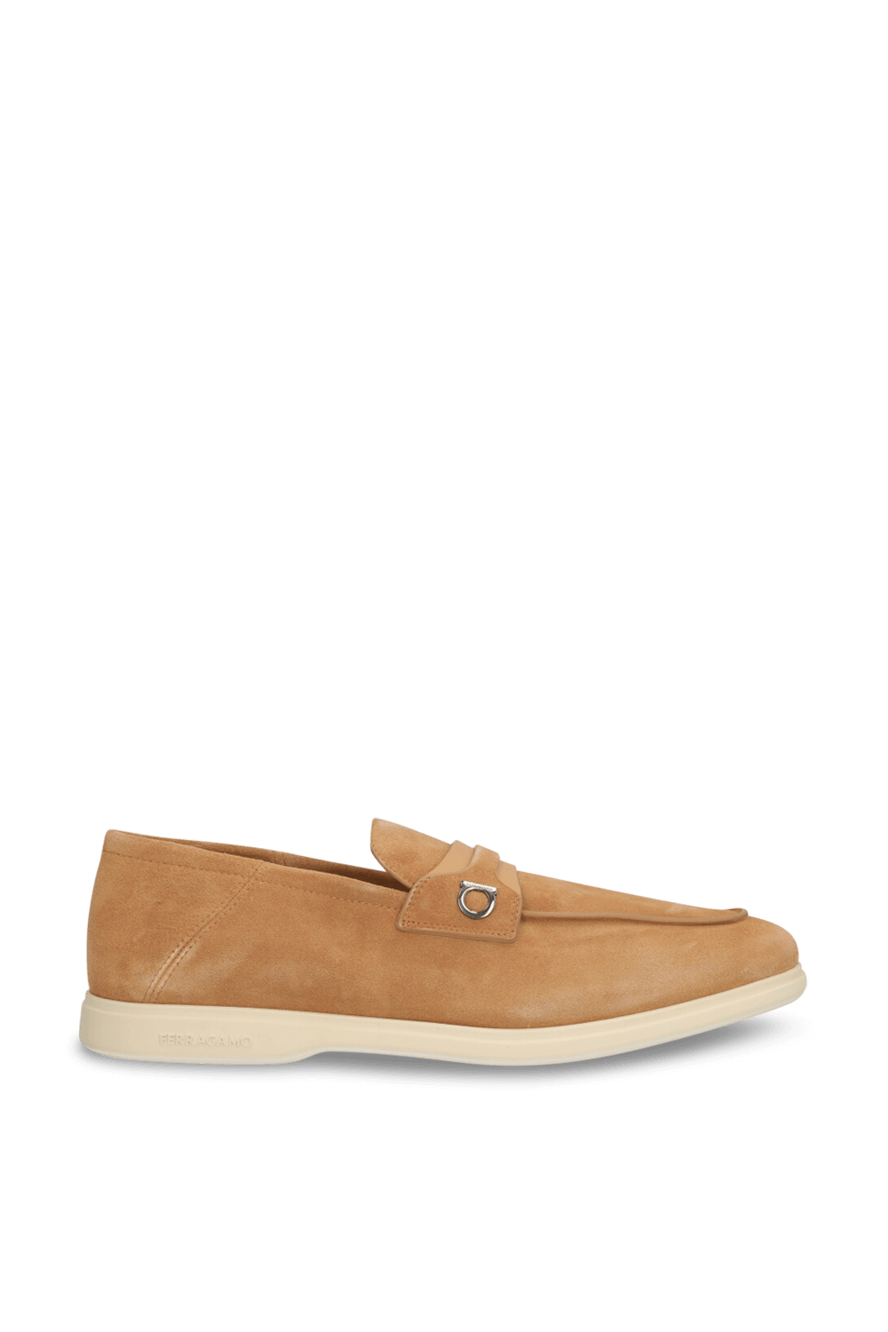 תמונה קידמית של נעלי מוקסינים דריים FERRAGAMO