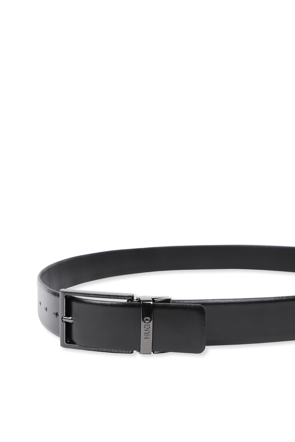תמונת פנים של Grad Leather Belt in Black