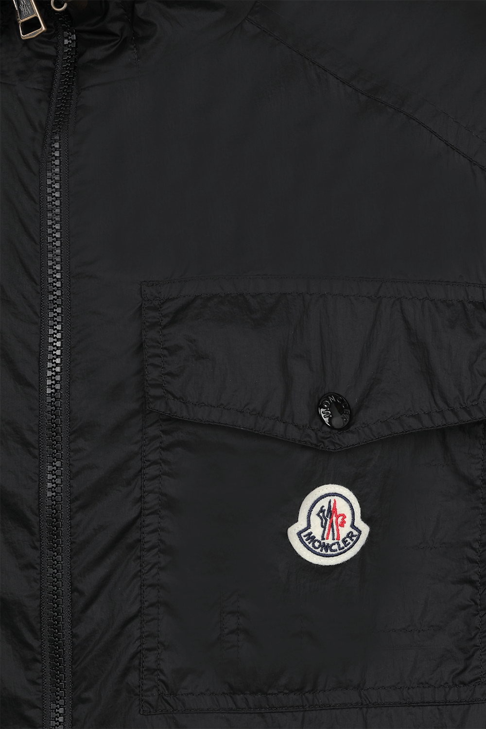 תמונה אחורית של מעיל רוח מניילון MONCLER