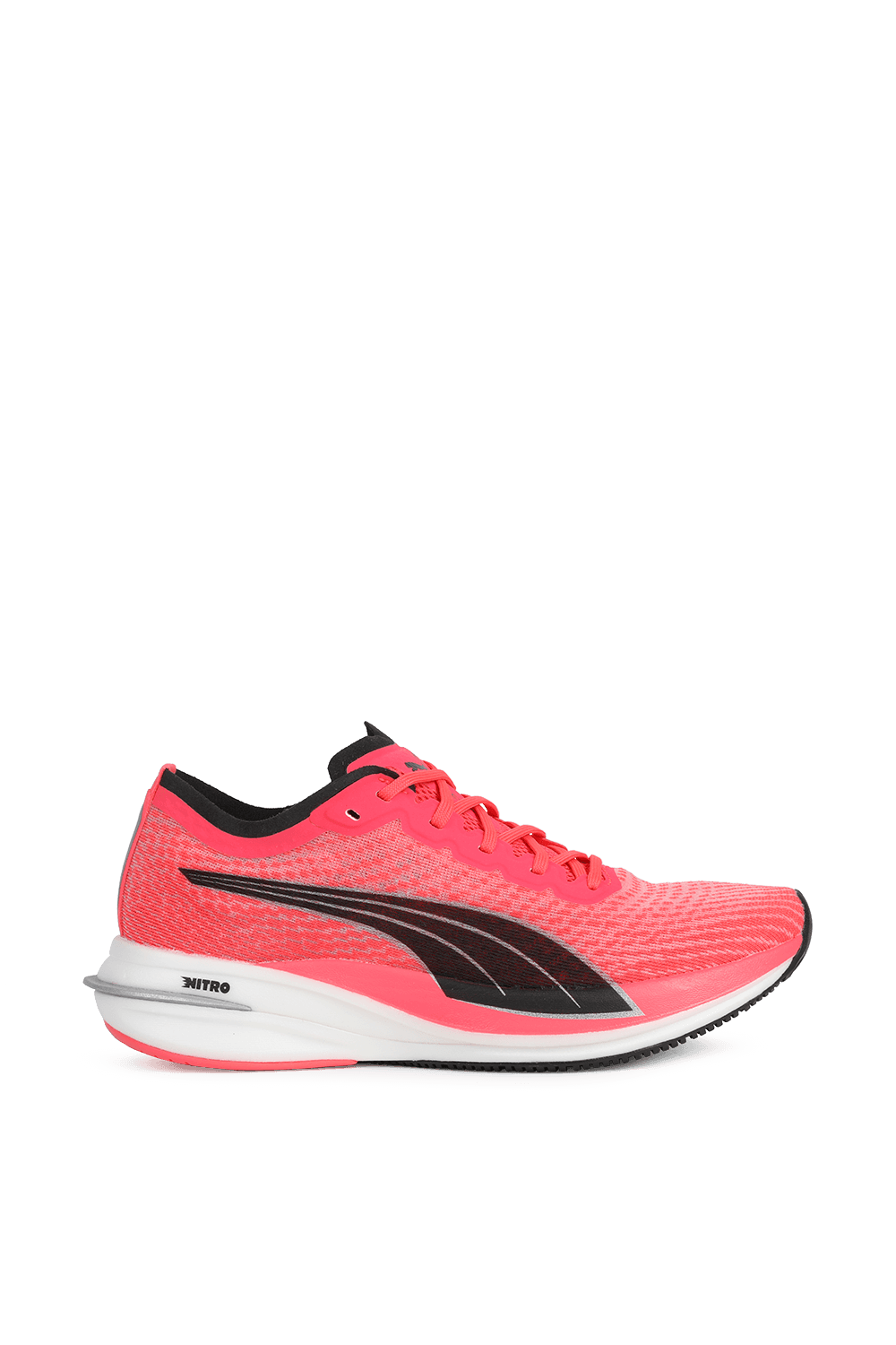 תמונה קידמית של Deviate Nitro Running Shoes in Red and Black