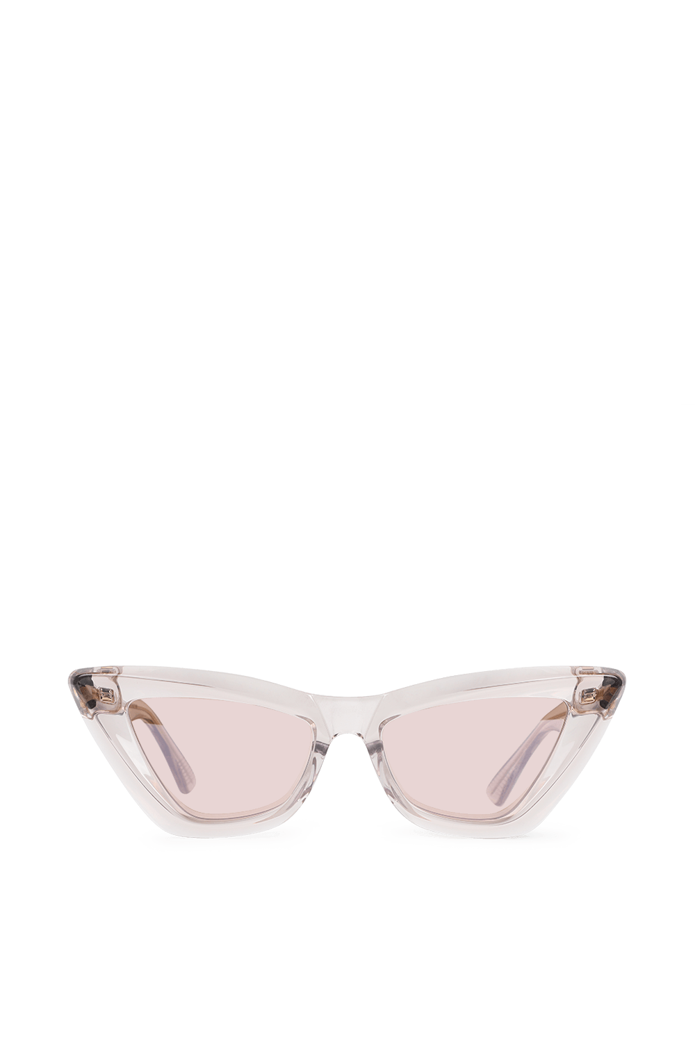 תמונה קידמית של משקפי שמש עם מסגרת חתולית BOTTEGA VENETA
