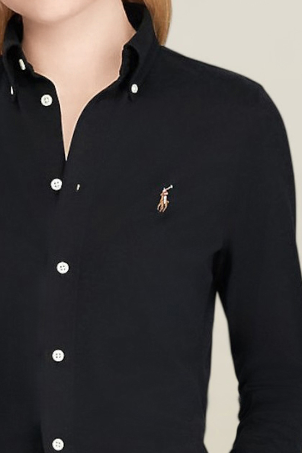 תמונת תקריב דוגמן של חולצת כפתורים POLO RALPH LAUREN