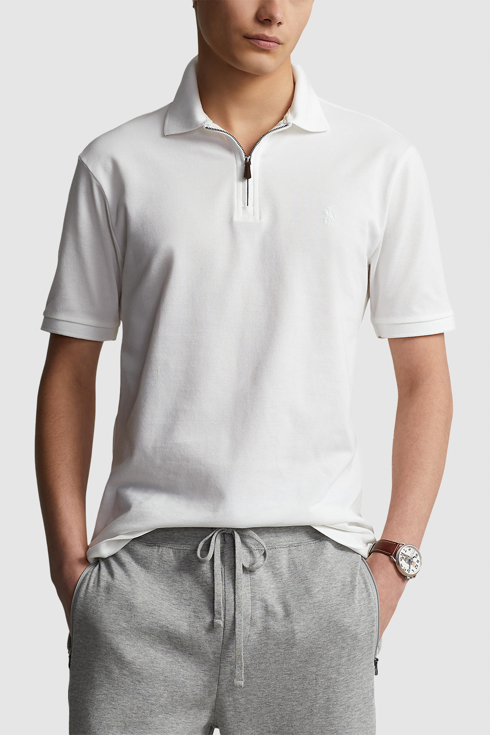 תמונת דוגמן קידמית של חולצת פולו קצרה POLO RALPH LAUREN