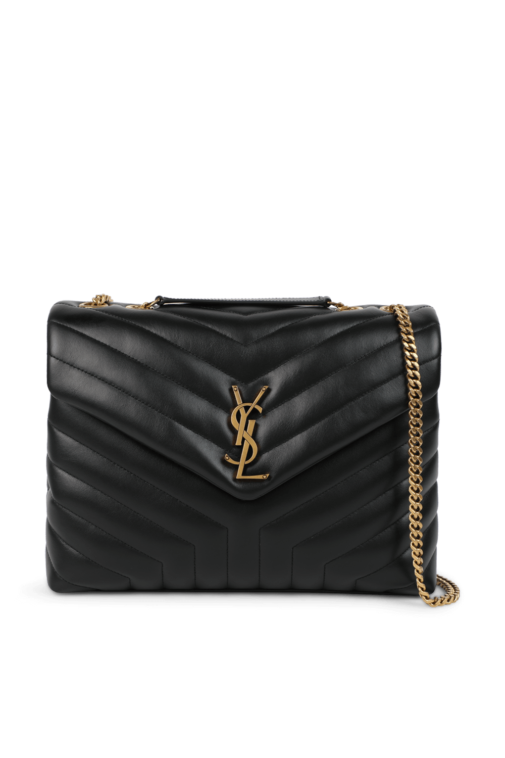 תמונה קידמית של תיק לולו בגודל מדיום SAINT LAURENT