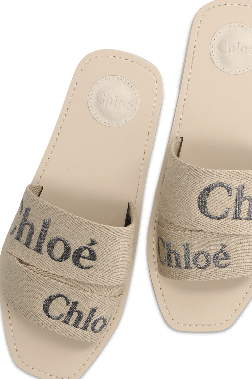 תמונת פנים של כפכפי סליידס וודי CHLOE
