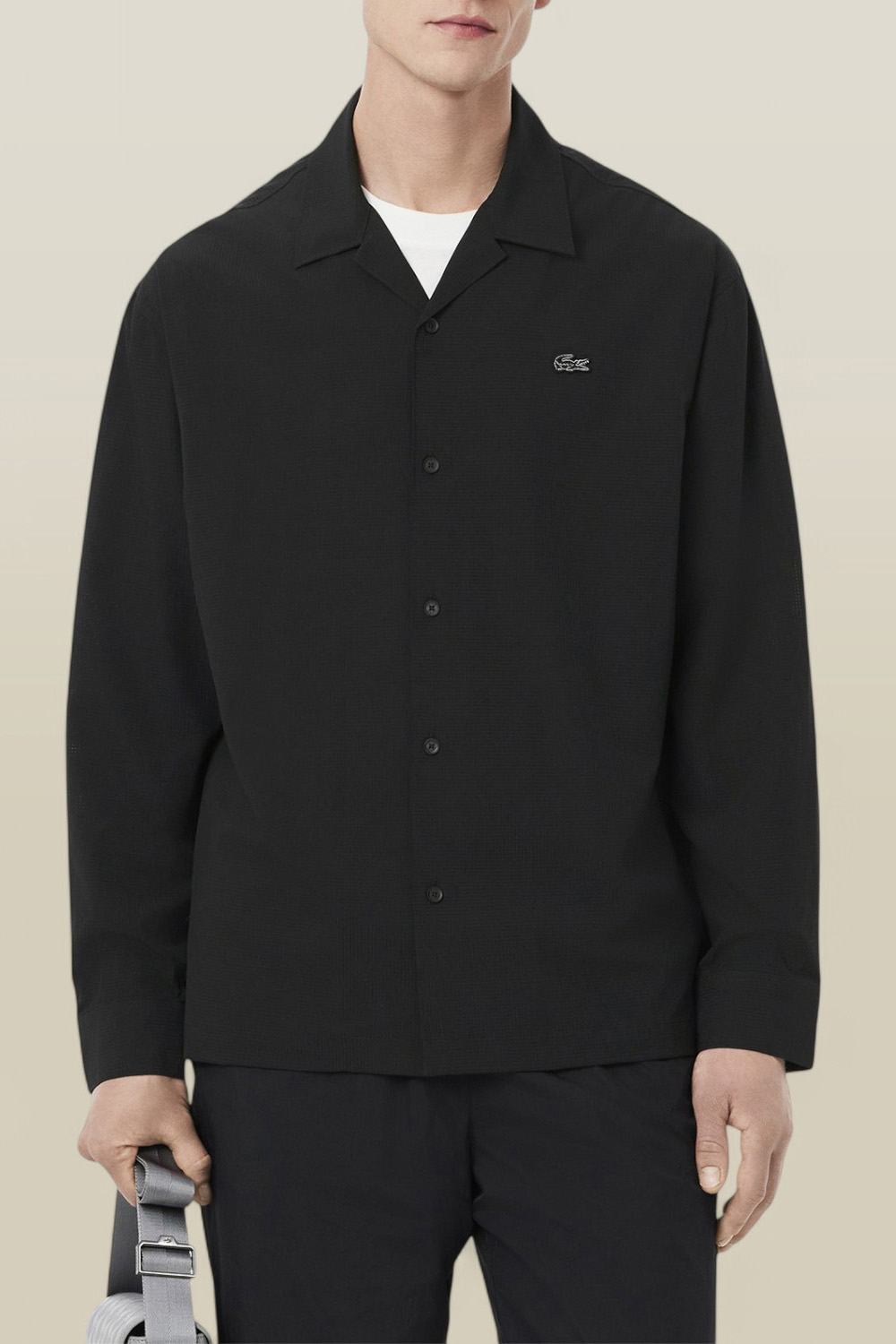 תמונת דוגמן קידמית של חולצת כפתורים LACOSTE