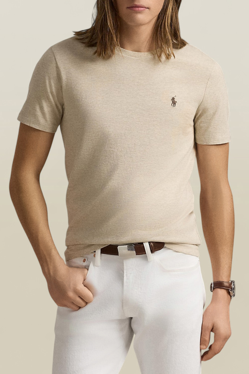 תמונת דוגמן קידמית של חולצת טי סלים POLO RALPH LAUREN