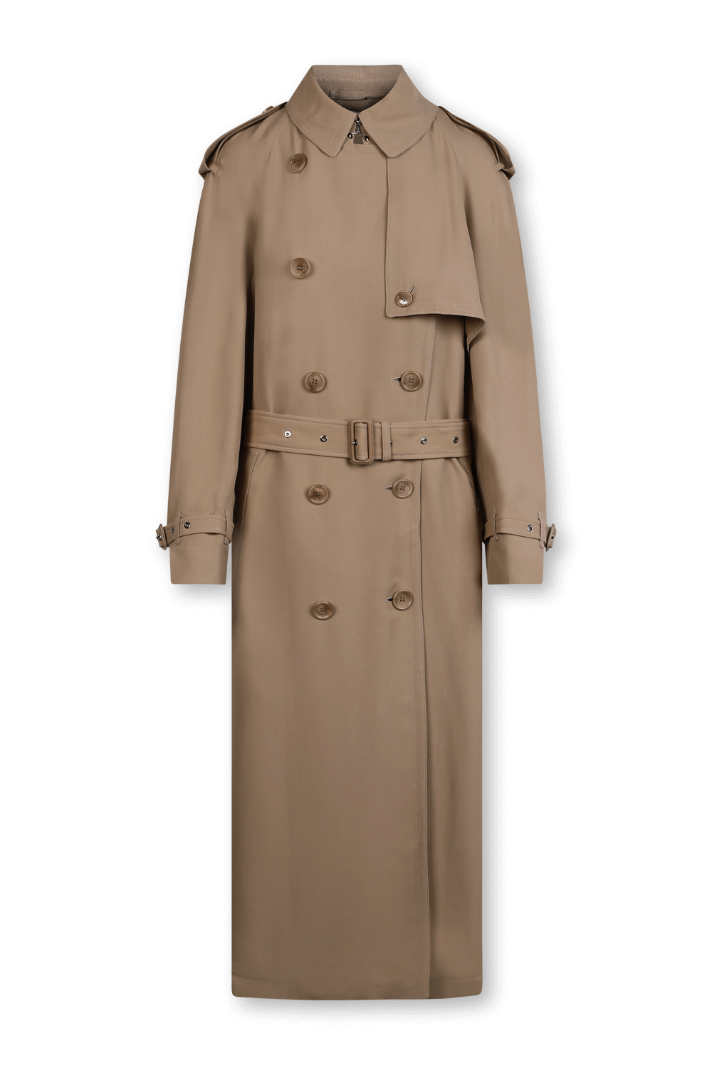 תמונה קידמית של מעיל טרנץ' ארוך BURBERRY