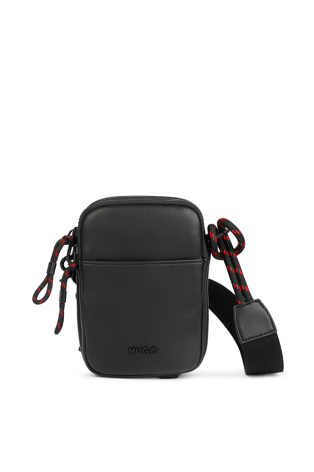 תמונה קידמית של Crossbody Shoulder Bag in Black HUGO