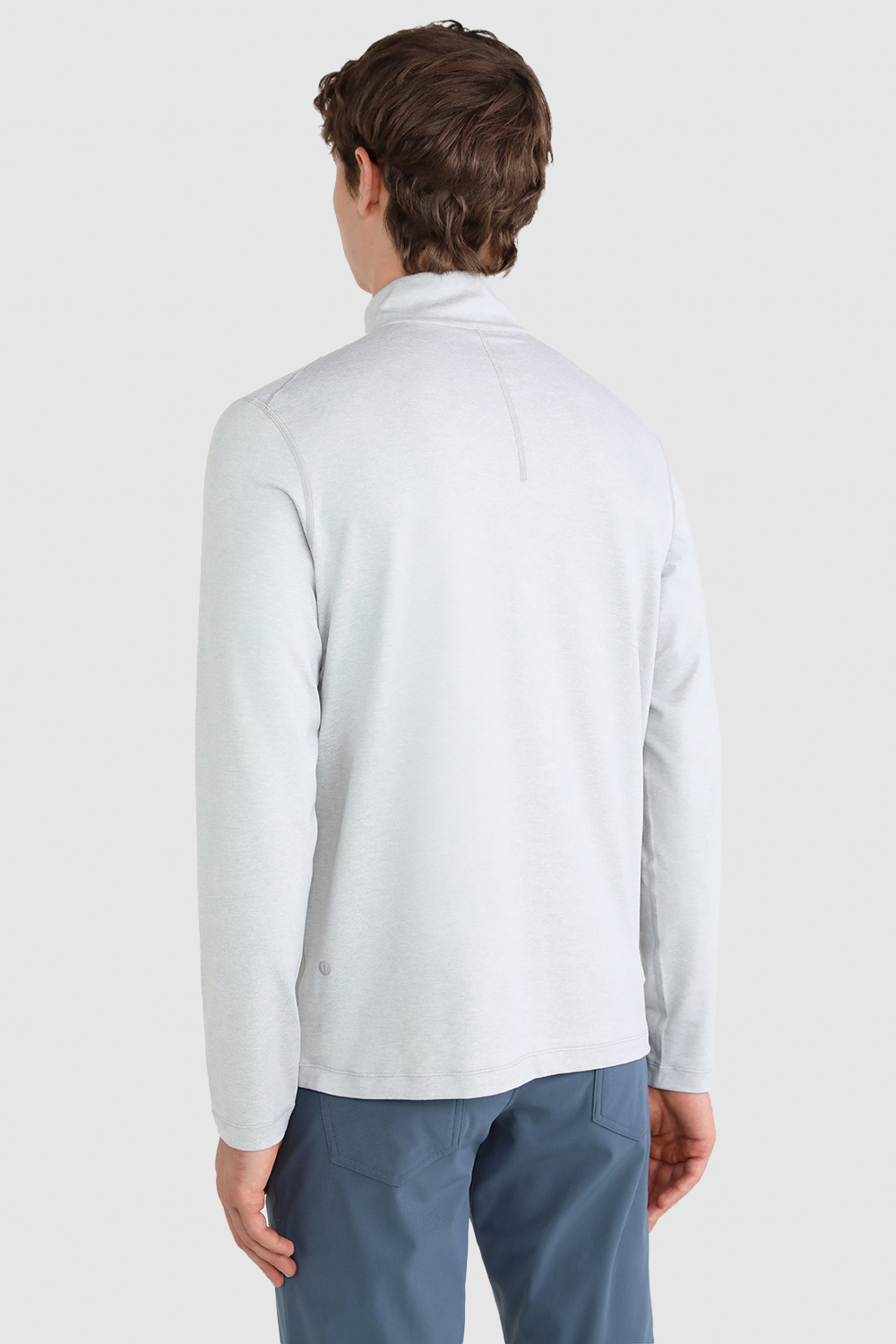 תמונת דוגמן אחורית של Soft Jersey Half Zip