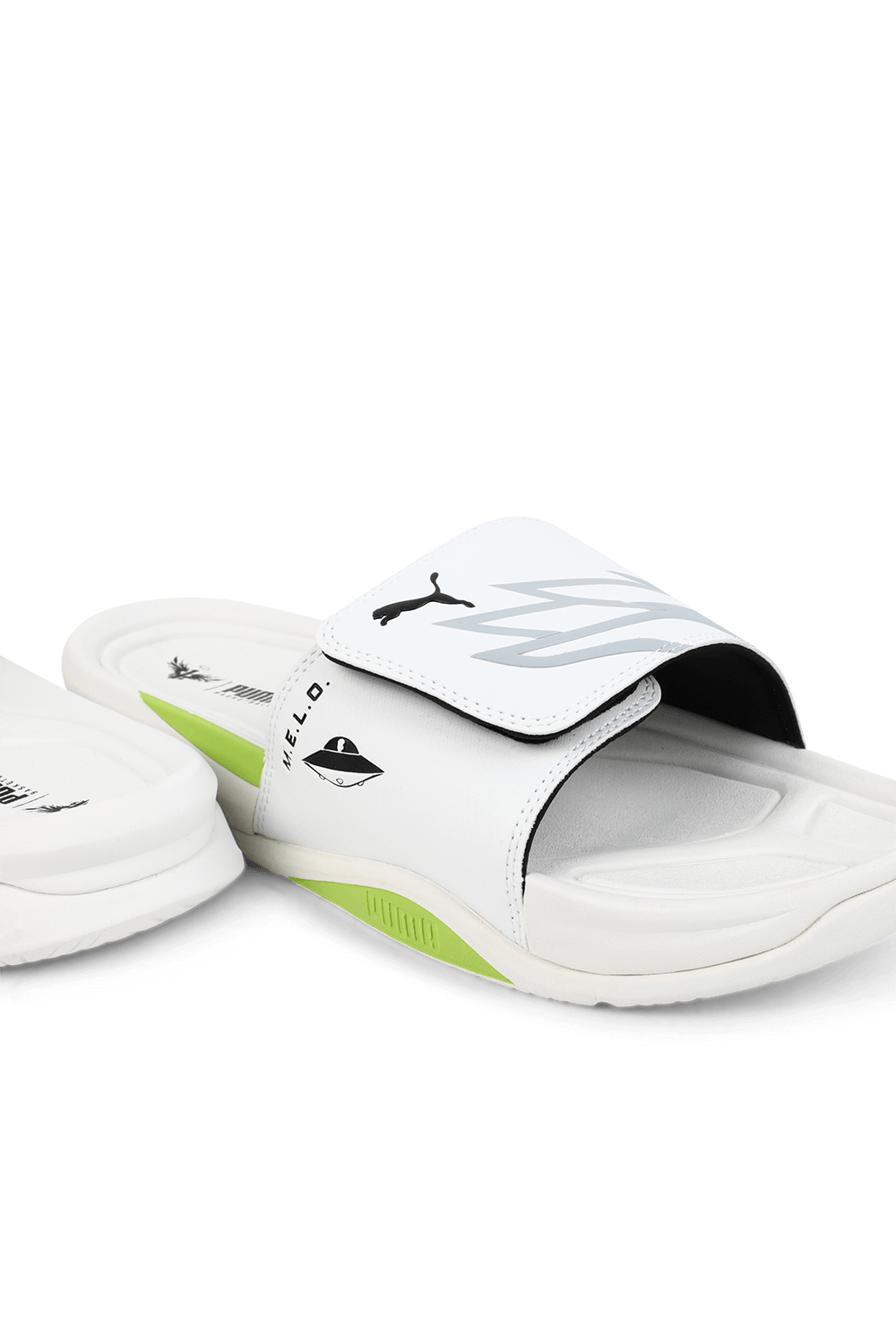 תמונת תקריב של כפכפי סליידס דרים ניטרו PUMA