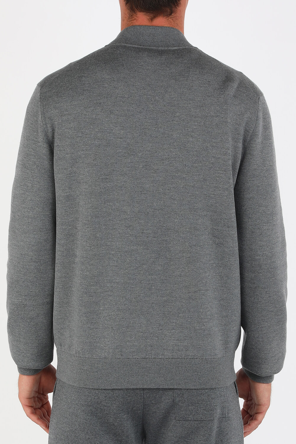 תמונת דוגמן אחורית של Double Face Blouson in Grey