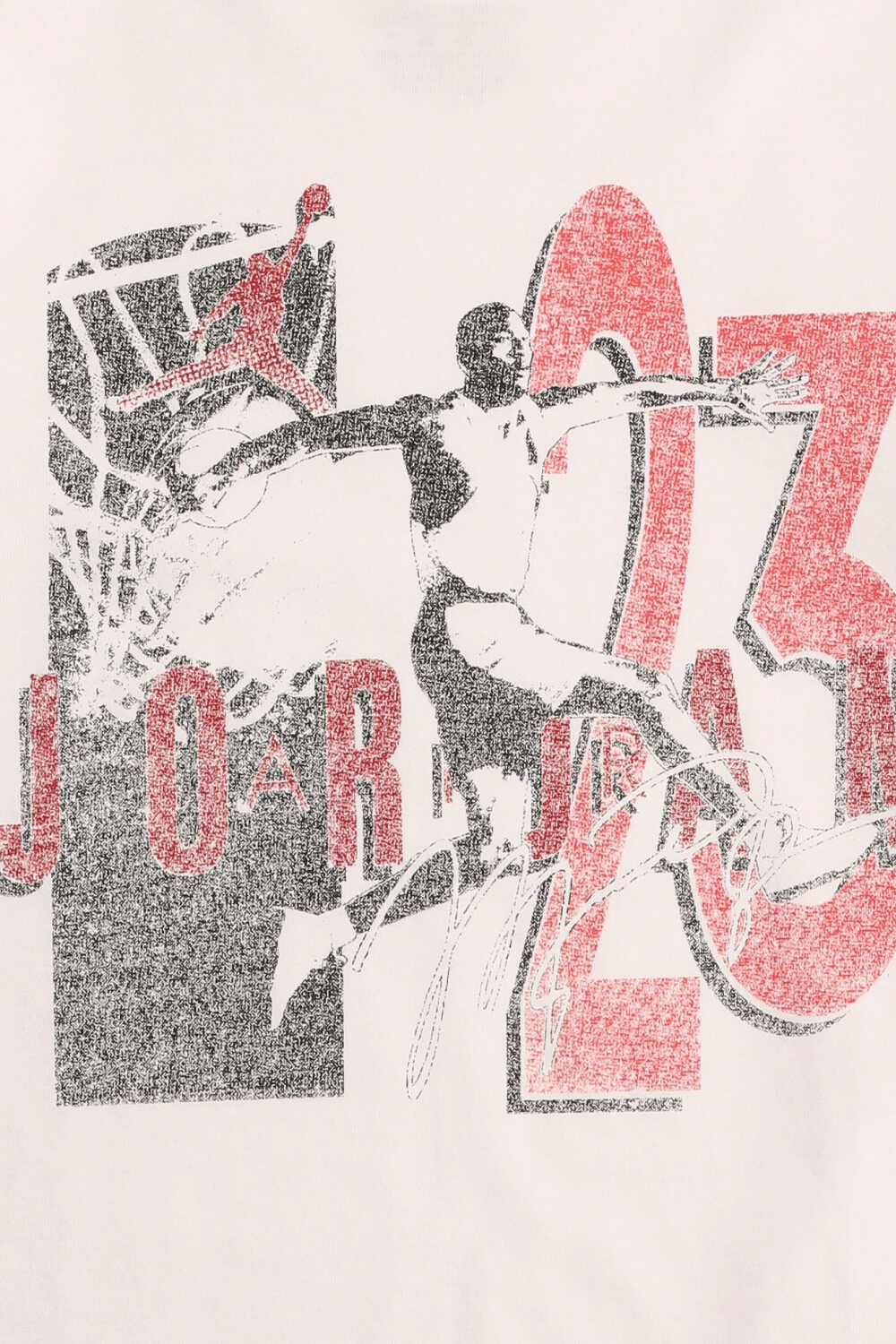 תמונה אחורית של חולצת טי- גילאי 4-7 שנים JORDAN