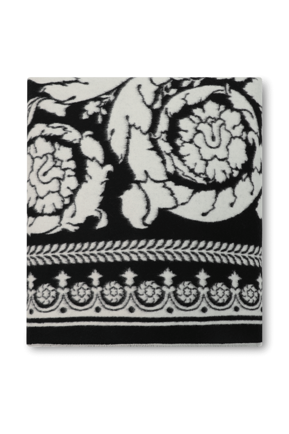 תמונה קידמית של שמיכת בארוק מצמר VERSACE