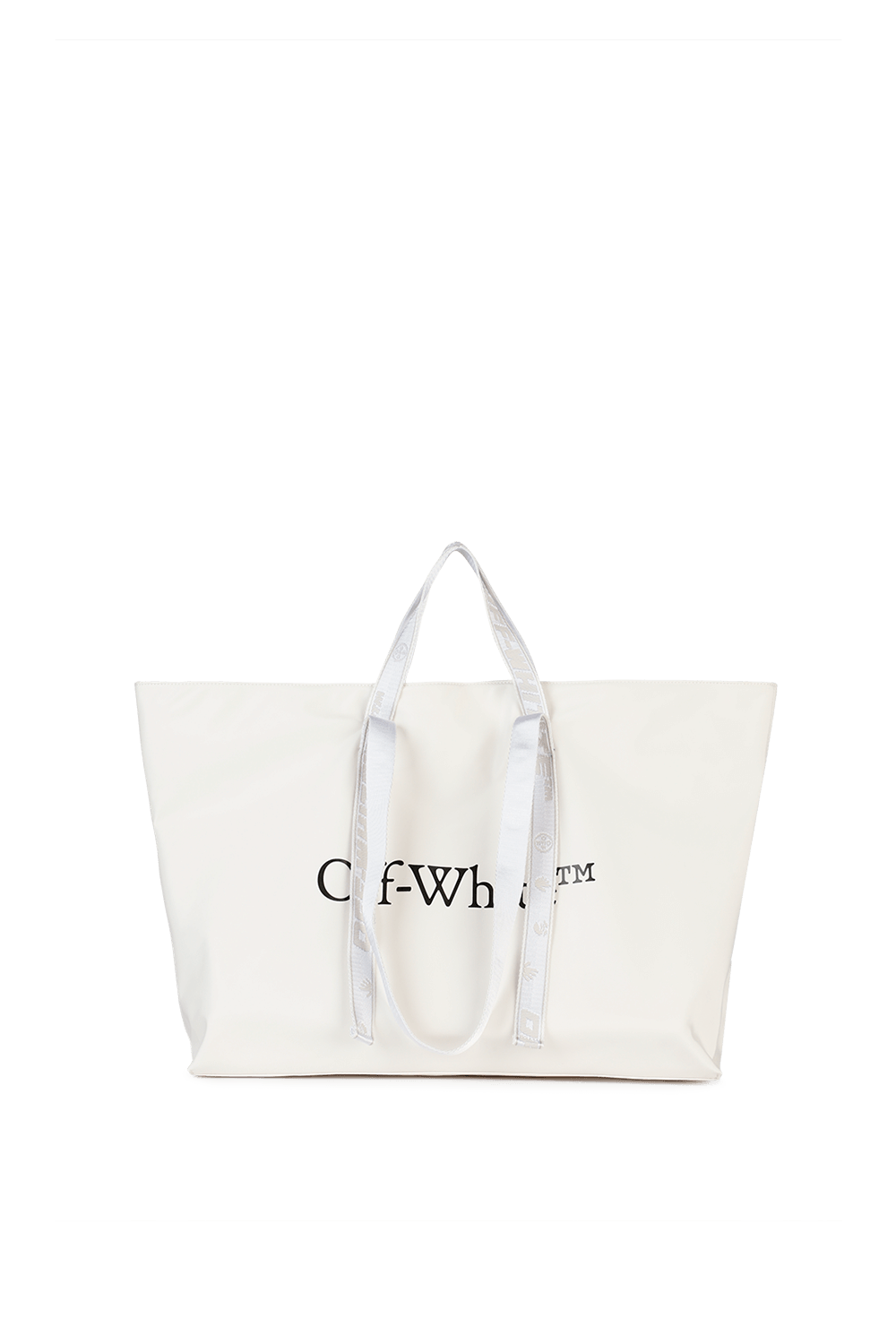 תמונה קידמית של Nylon Tote Bag in White