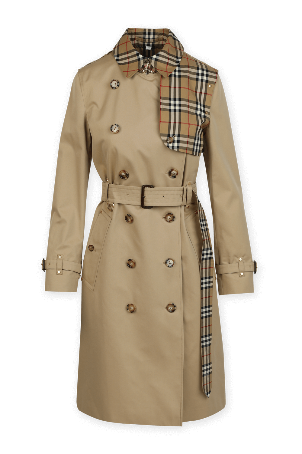 תמונה קידמית של Herne Trench Coat in Brown BURBERRY
