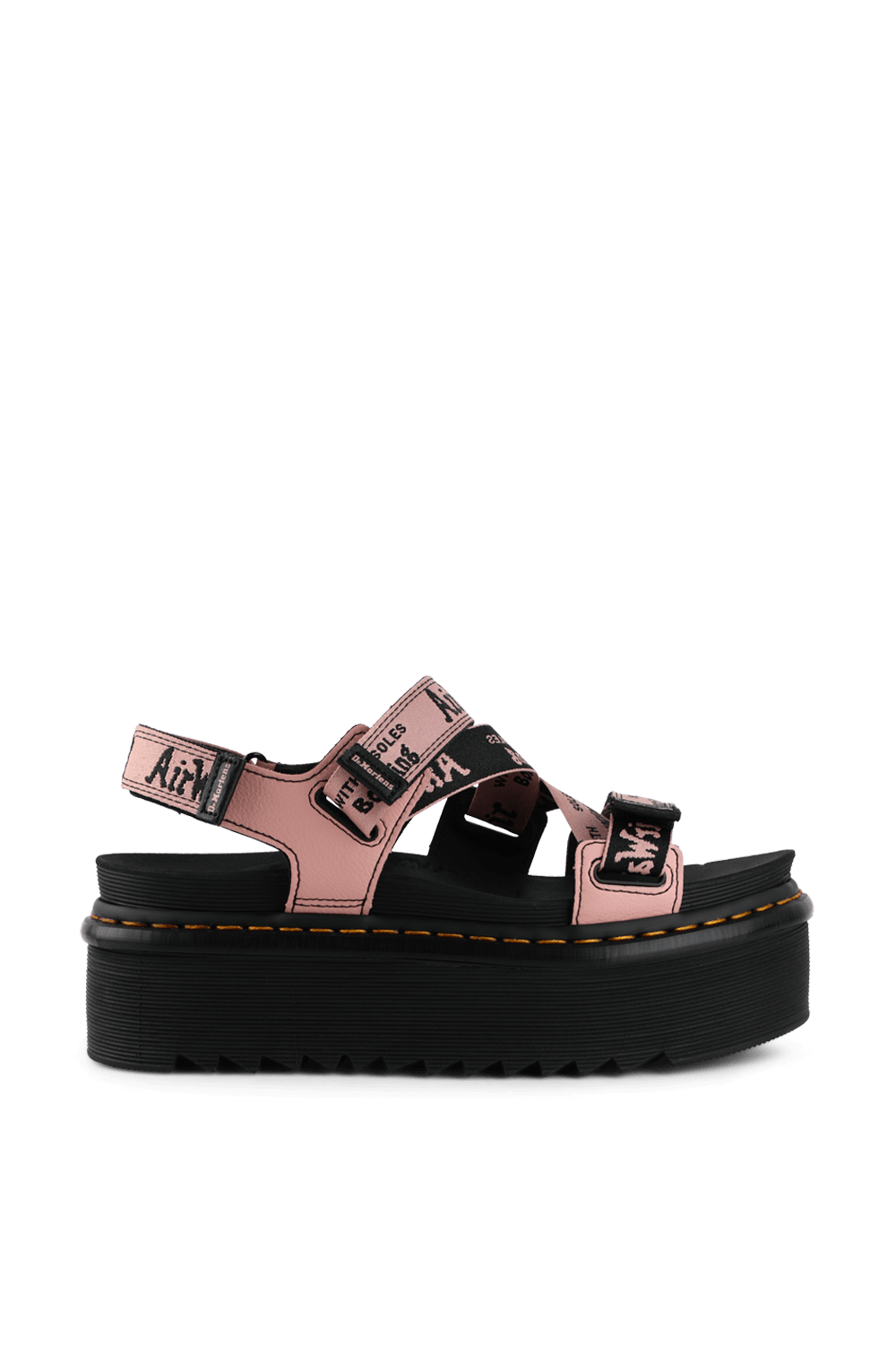 תמונה קידמית של סנדלי פלטפורמה קימבר DR.MARTENS