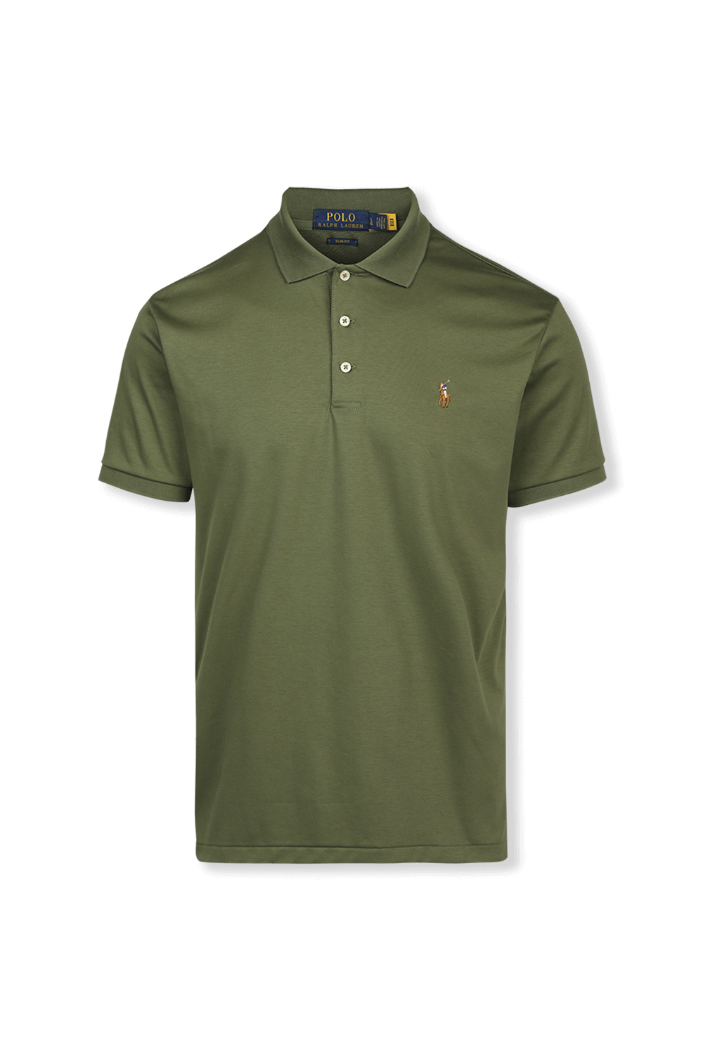 תמונה קידמית של Classic Short Polo Shirt in Green POLO RALPH LAUREN