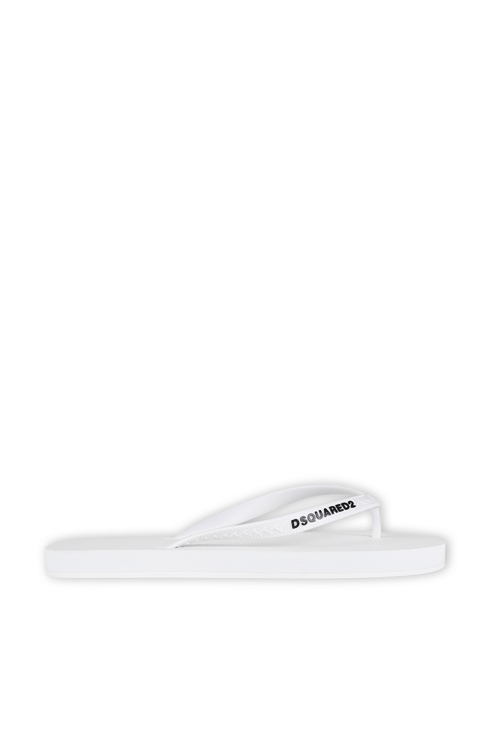 תמונה קידמית של Flip Flops in White DSQUARED2