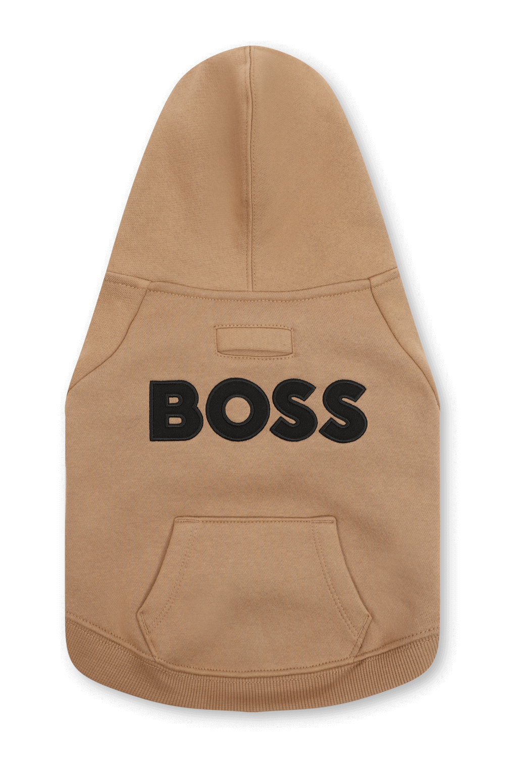 תמונה אחורית של בוס כלבים - סווטשירט קפוצ'ון BOSS