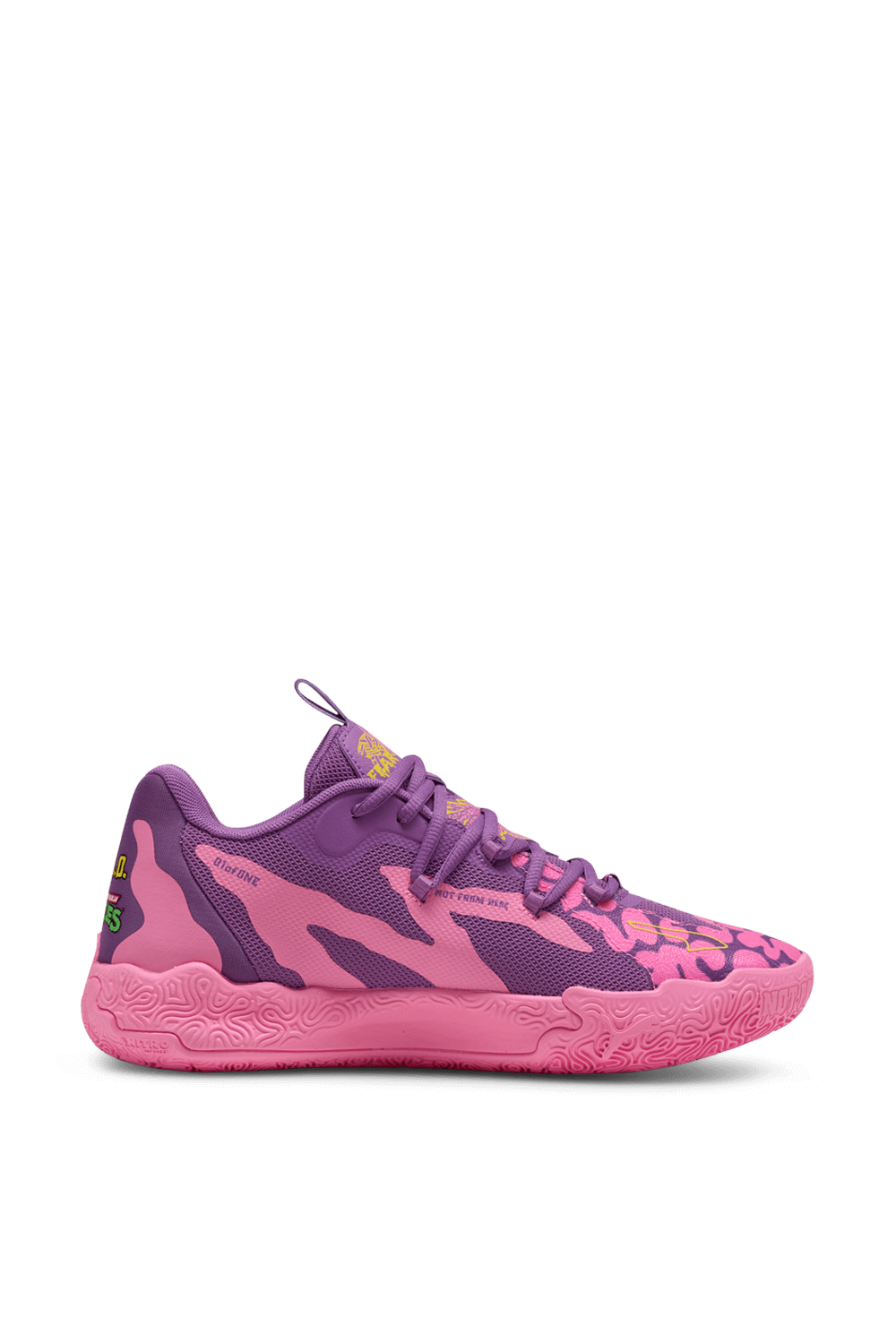 תמונה קידמית של פומה X צבי הנינג'ה נעלי כדורסל PUMA