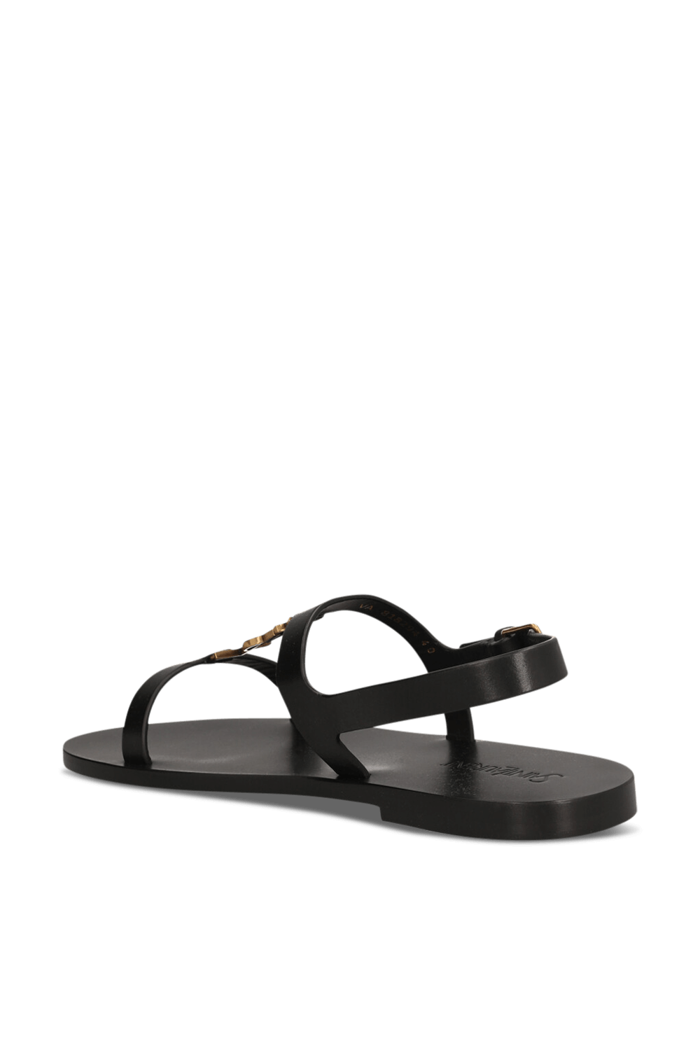 תמונה אחורית של סנדלי קסנדרה סלינג באק SAINT LAURENT