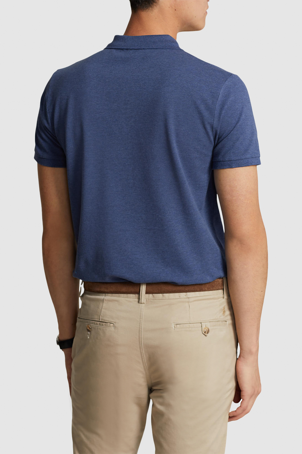 תמונת דוגמן אחורית של חולצת פולו קצרה POLO RALPH LAUREN