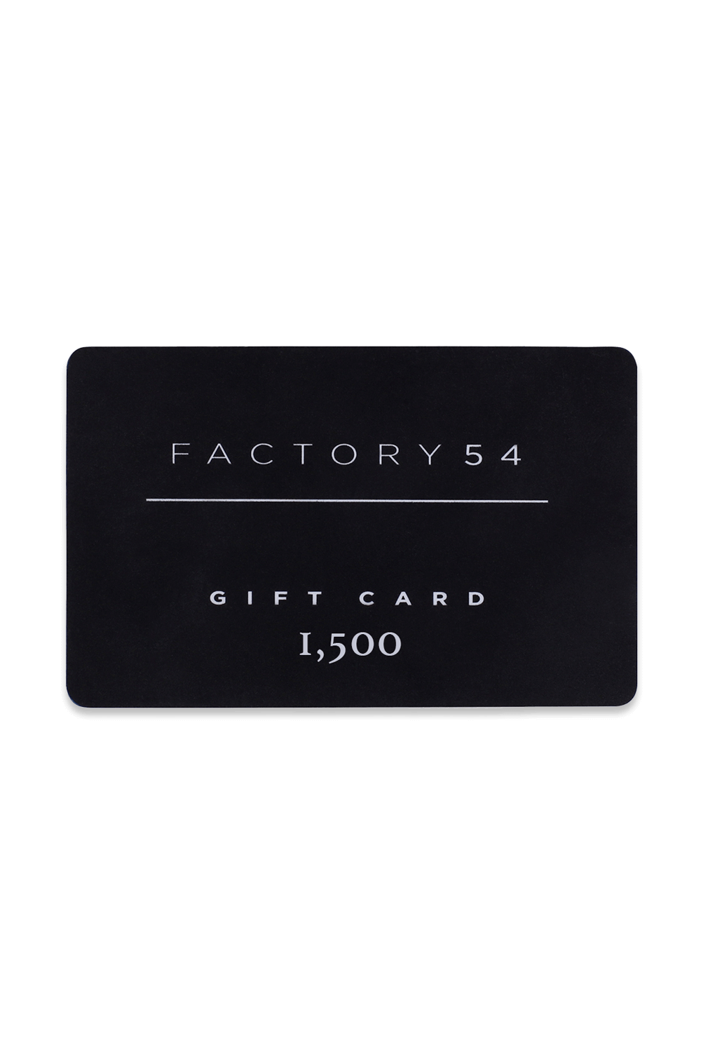 תמונה אחורית של גיפט קארד על סך 1,500 שקלים GIFT CARD