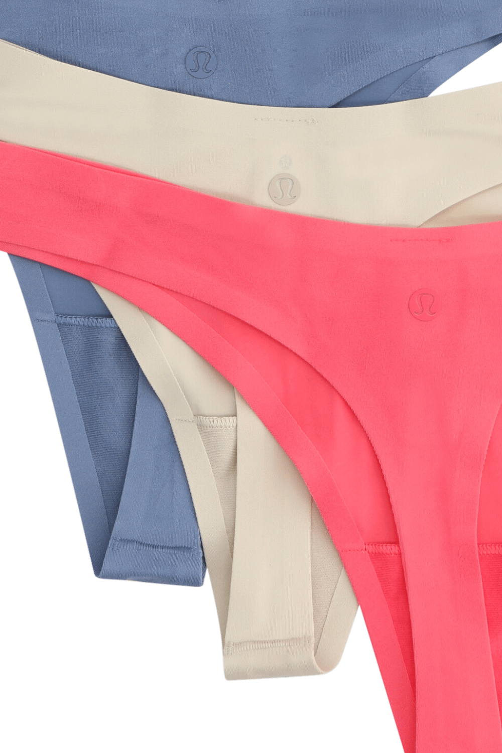 Wundermost Ultra-Soft Nulu Dipped-Waist Thong Underwear 3 Pack